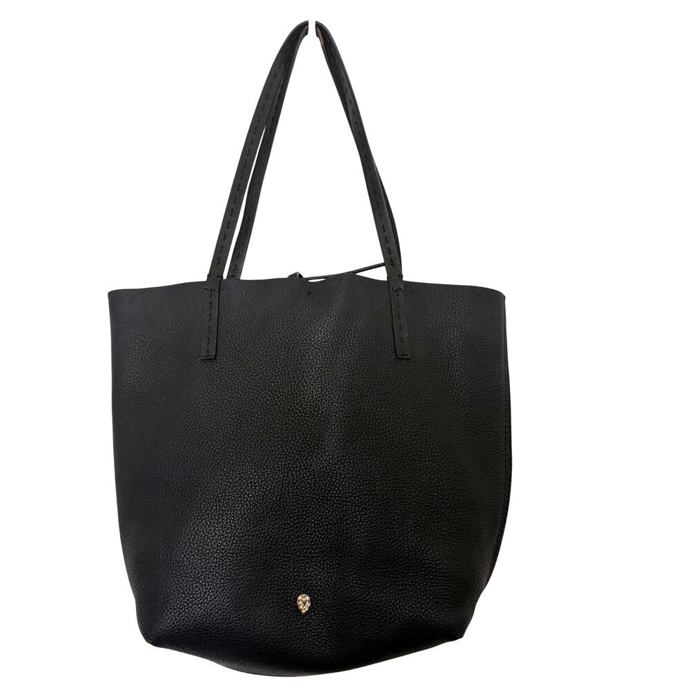 Helen Kaminski Davolia S Rave Pebbled Leather Tote Bag in Black